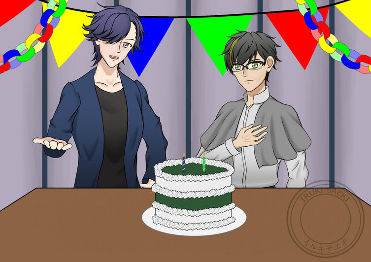 Iruki Saeki and Misono Reon's Birthday